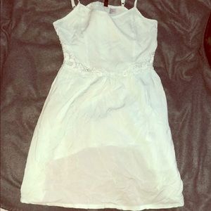 Turquoise mini dress